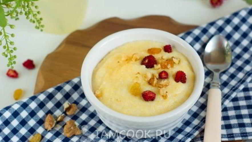 Рецепт кукурузной каши на воде с молоком