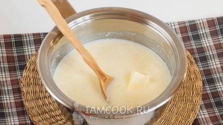 Рецепт кукурузной каши на воде с молоком
