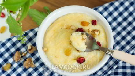 Рецепт кукурузной каши на воде с молоком