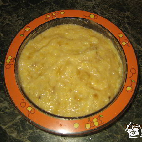 Рецепт Кукурузной каши с бананом
