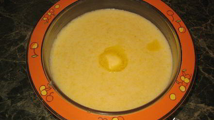 Рецепт кукурузной каши с бананом