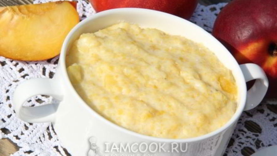 Рецепт кукурузной каши с нектарином