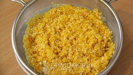 Рецепт кукурузной каши с нектарином