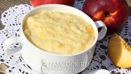 Рецепт кукурузной каши с нектарином