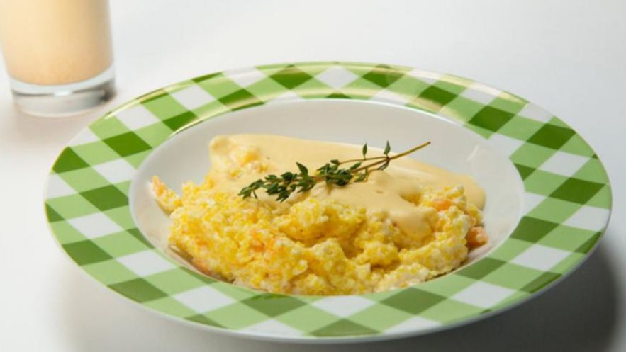 Рецепт кукурузной каши с тыквенным кремом