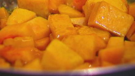 Рецепт кукурузной каши с тыквой и грецкими орехами