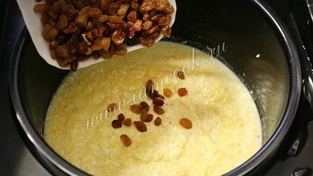 Рецепт кукурузной каши в мультиварке