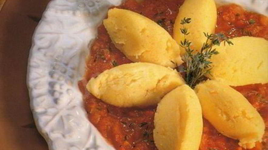 Рецепт кукурузной поленты с сыром