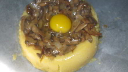 Рецепт мамалыги с грибами