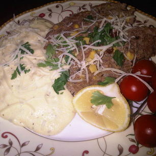 Рецепт Митлофа по-мексикански и полента с сыром Горгонзола