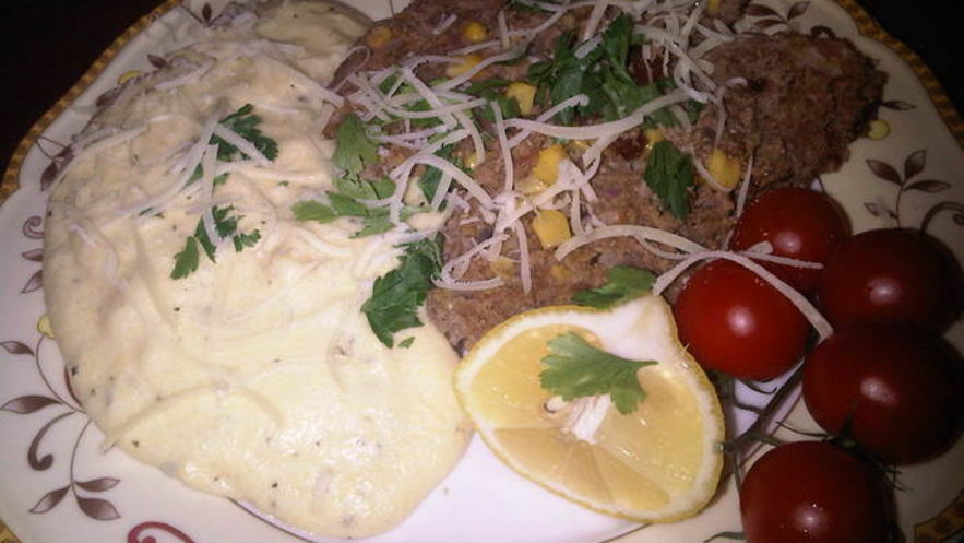 Рецепт митлофа по-мексикански и полента с сыром горгонзола