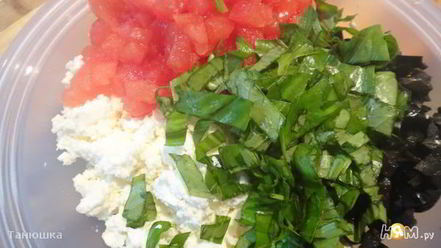 Рецепт пикантной поленты с копченными колбасками