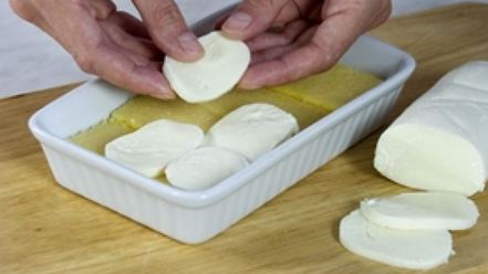 Рецепт поленты с грибами и шафраном