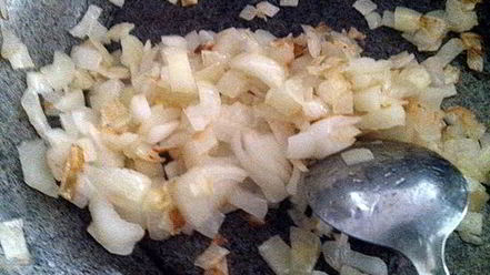 Рецепт поленты с грибным рагу и овощами