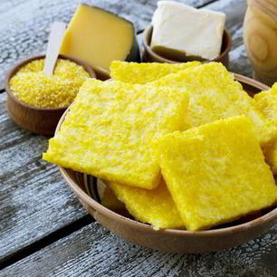 Рецепт Поленты с ветчиной и перецем