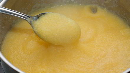 Рецепт запеченной поленты с пармезаном