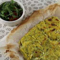 Рецепт Запеченной зеленой поленты