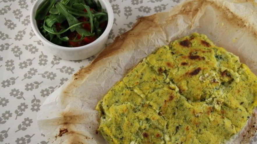 Рецепт запеченной зеленой поленты