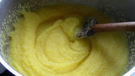 Рецепт запеченной зеленой поленты