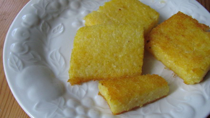 Рецепт жареной кукурузной каши