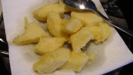 Рецепт жареной поленты polenta fritta