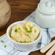 Рецепт Манной каши с бананом