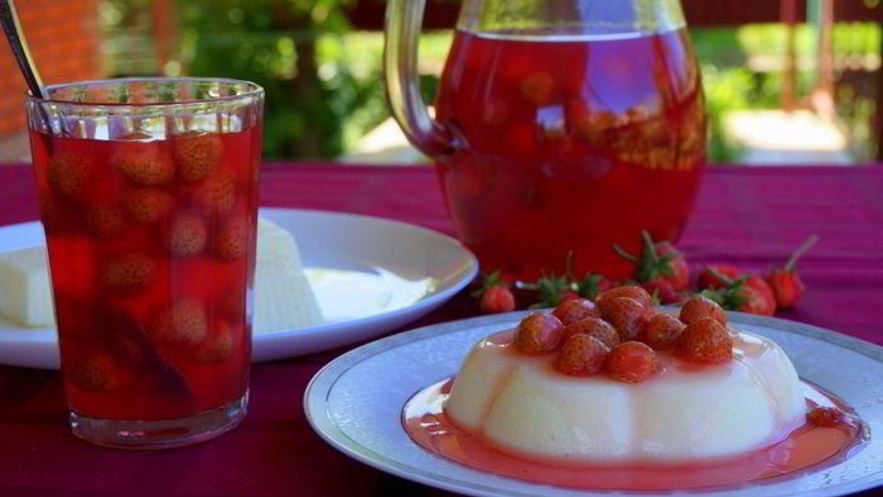 Рецепт манной каши с киселем