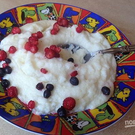 Рецепт Манной каши с комочками