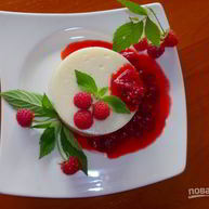 Рецепт Манной каши с малиной