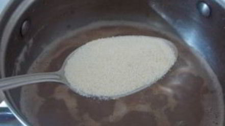 Рецепт манной каши с шокаладом