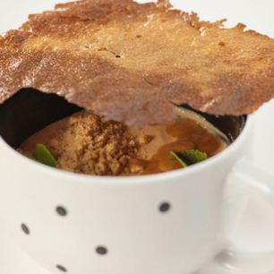 Рецепт Манной каши с соленой карамелью