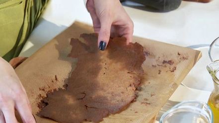 Рецепт манной каши с соленой карамелью