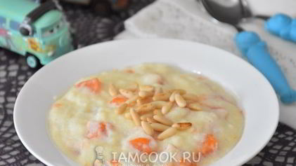 Рецепт Манной каши с тыквой