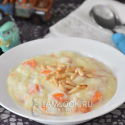 Рецепт Манной каши с тыквой