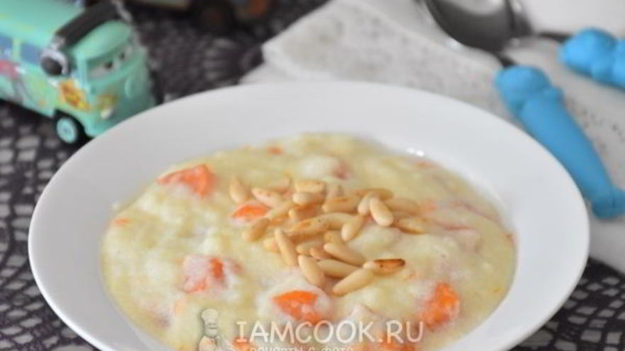 Рецепт манной каши с тыквой
