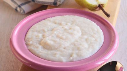 Рецепт манной каши со свежей грушей