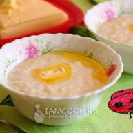 Рецепт Молочной каши из риса и манки
