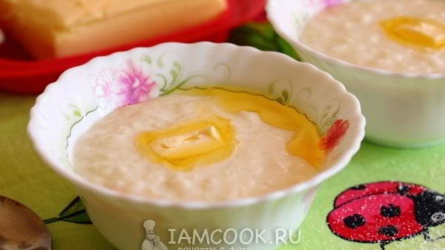 Рецепт молочной каши из риса и манки