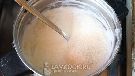 Рецепт молочной каши из риса и манки
