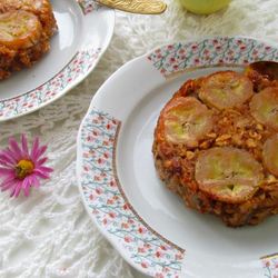 Рецепт Запеченной каши с бананами и яблочным пюре Перевертыш