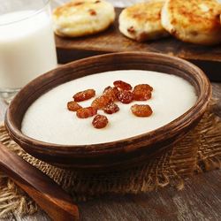 Рецепт Жидкой манной каши на молоке в мультиварке