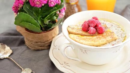 Рецепт Многозерновой каши с запеченным бананом