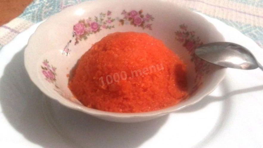 Рецепт морковной каши