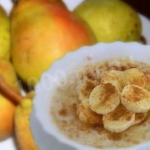 Рецепт Грушевой овсяной каши