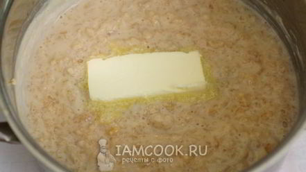 Рецепт карамельной овсяной каши