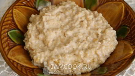 Рецепт карамельной овсяной каши