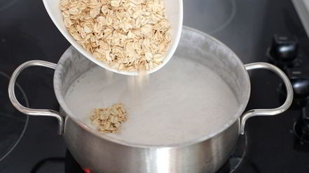 Рецепт овсяной каши на кокосовом молоке