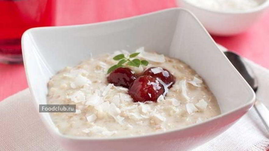 Рецепт овсяной каши на молоке