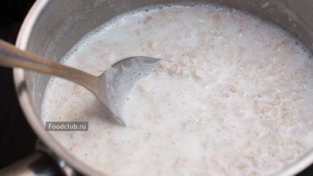 Рецепт овсяной каши на молоке