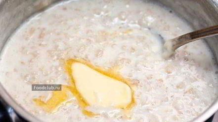 Рецепт овсяной каши на молоке